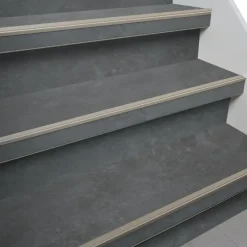 Firststep trapneusprofielset laminaat RVS, voor 4 treden