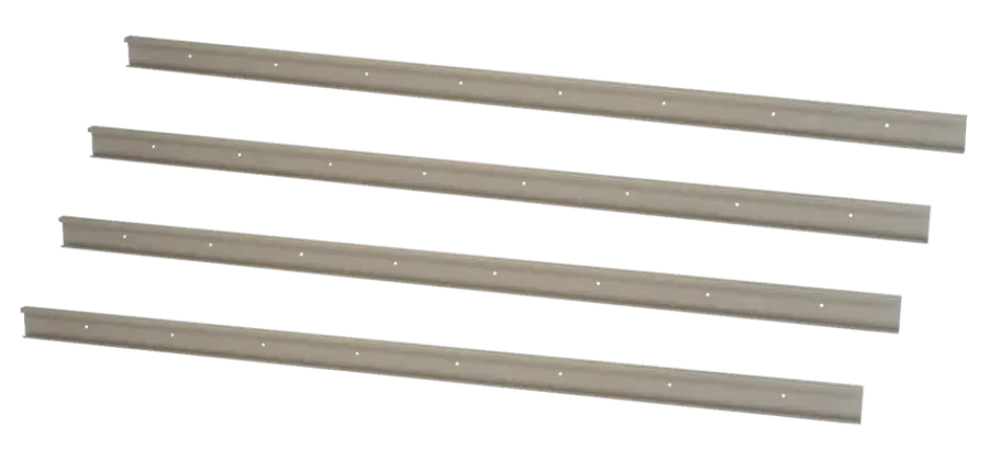 Firststep trapneusprofielset laminaat RVS, voor 4 treden
