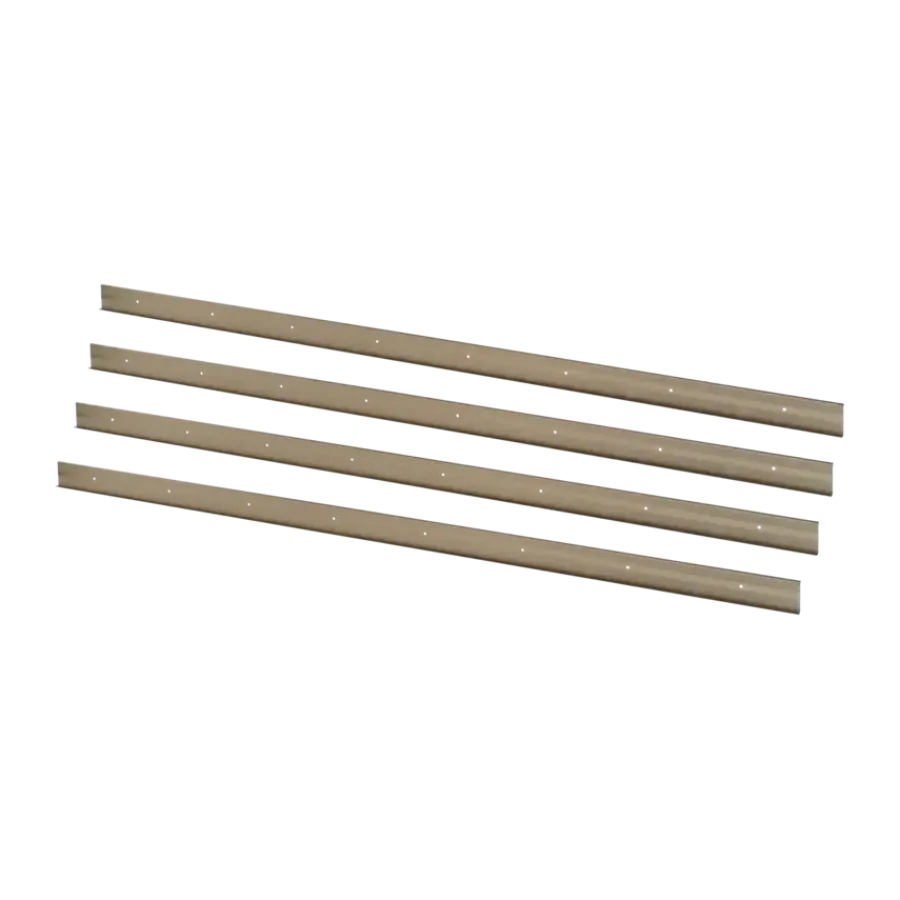 Firststep trapprofiel pvc rvs 128cm 4st