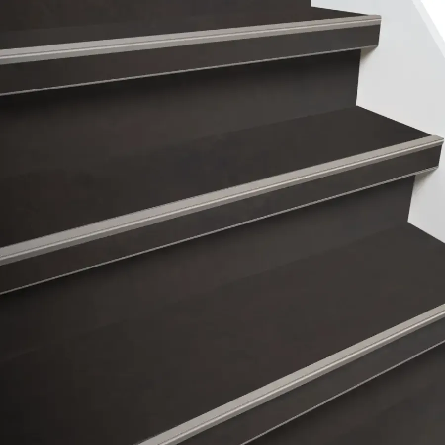 Firststep trapprofiel pvc zilver 128cm 4st
