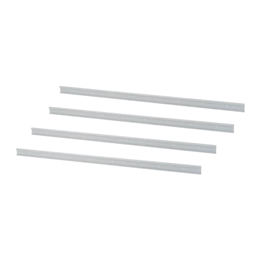 Firststep traprenovatie profielset laminaat zilver 4 stuks