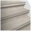 Firststep traprenovatieset pvc-treden beton lichtgrijs 4 stuks