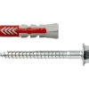 Fischer Universeelplug DuoPower 10x50mm met zeskantschroef 4 stuks
