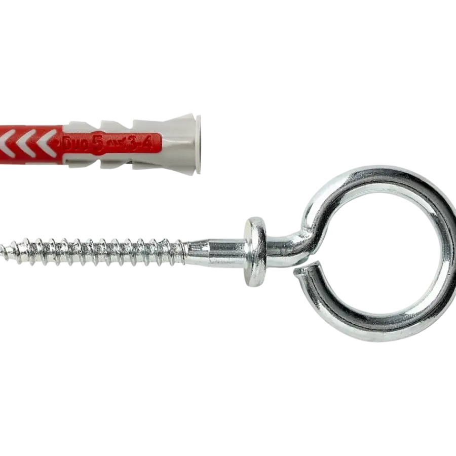 Fischer Universeelplug DuoPower 5x25mm met schroefoog 8 stuks