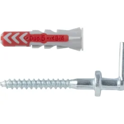 Fischer Universeelplug DuoPower 5x25mm met schroefduim 8 stuks
