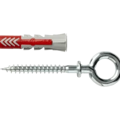 Fischer Universeelplug DuoPower 10x50mm met schroefoog 2 stuks