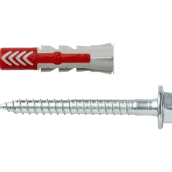 Fischer Universeelplug DuoPower 10x50mm met zeskantschroef 25 stuks