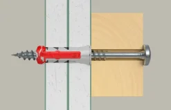 Fischer Universeelplug DuoPower 8x40 mm met bolkopschroef 50 stuks