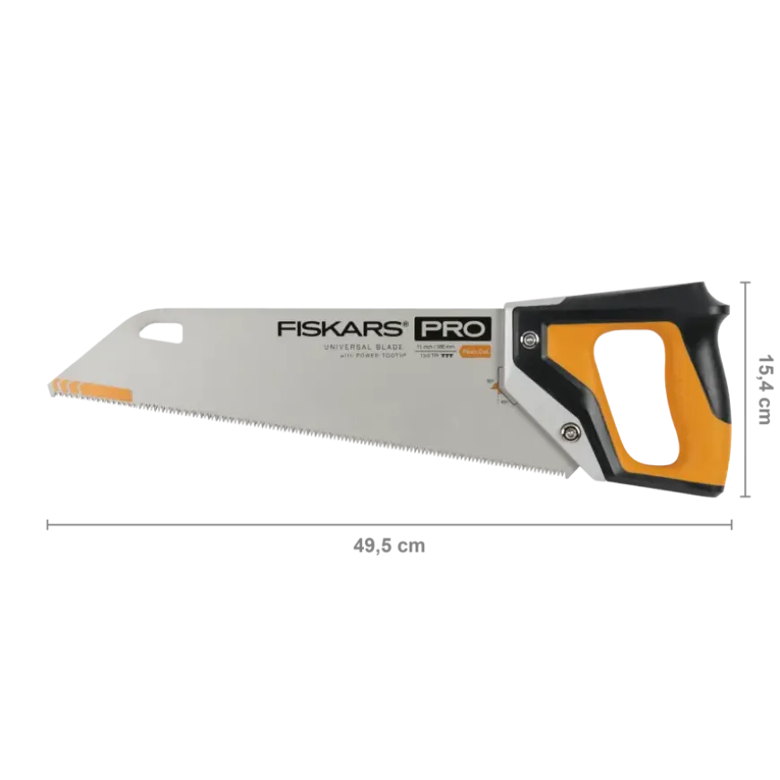 Fiskars handzaag 380 mm 9TPI PowerTooth