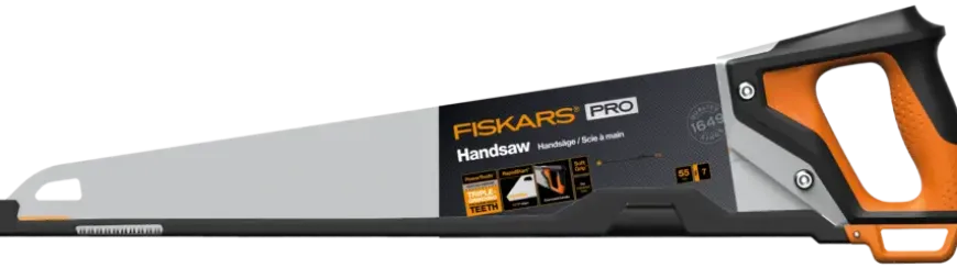 Fiskars handzaag 550mm 7TPI PowerTooth