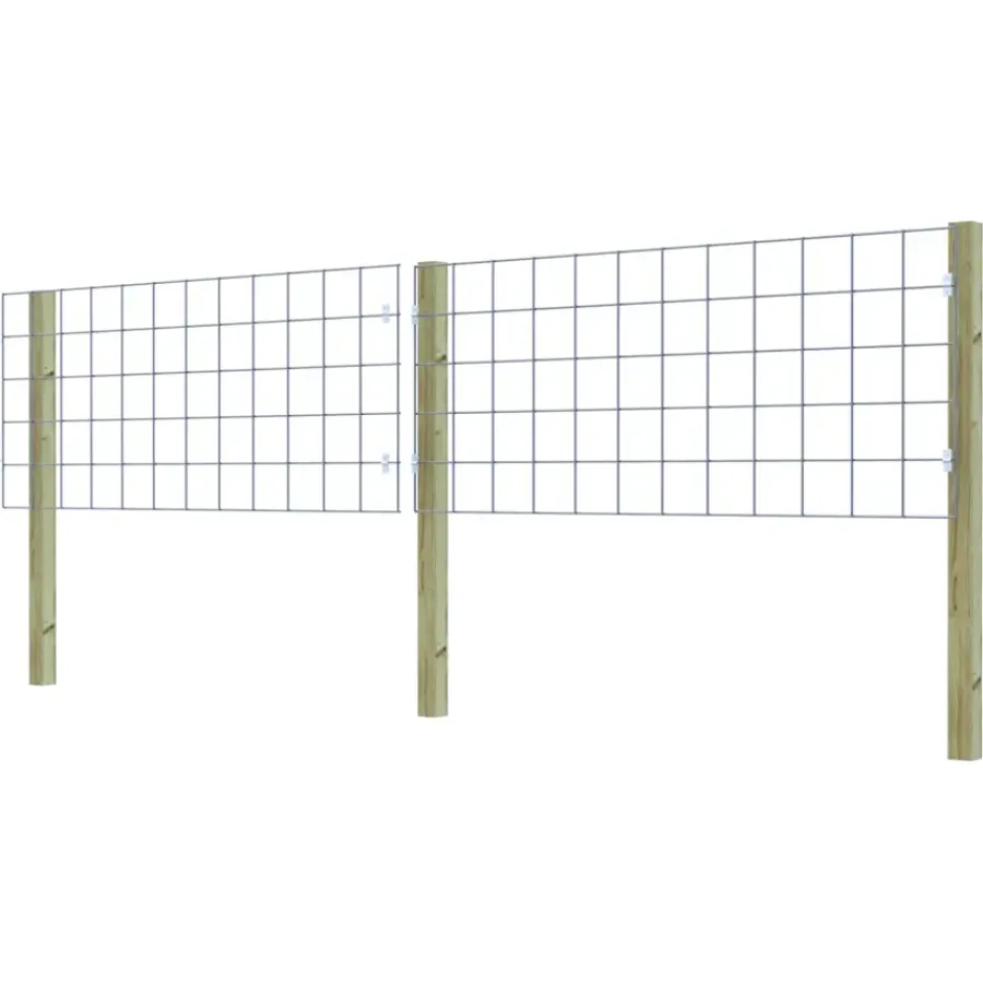 Geen Gaas startpakket tuinhek grenen hout liggend 180 x 75 cm