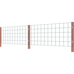 Geen Gaas startpakket tuinhek hardhout liggend 75 x 180 cm