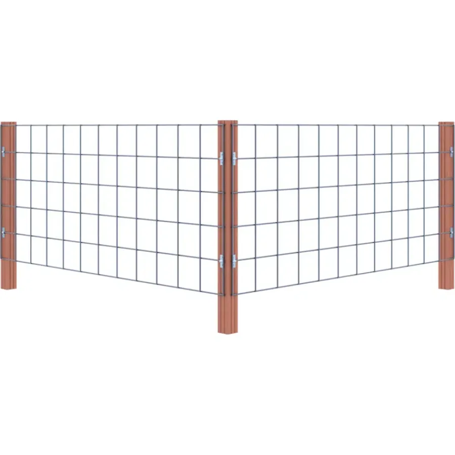 Geen Gaas startpakket tuinhek hardhout liggend 75 x 180 cm