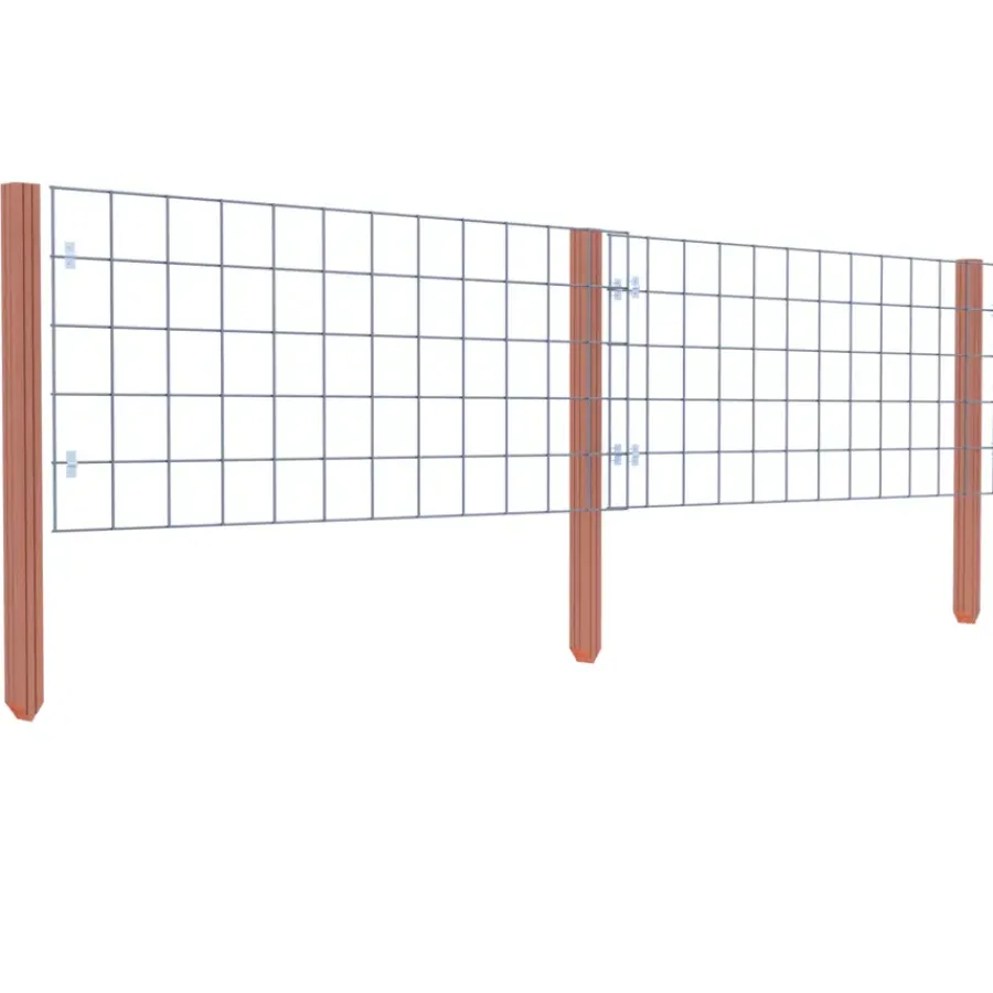 Geen Gaas startpakket tuinhek hardhout liggend 75 x 180 cm