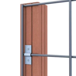 Geen Gaas startpakket tuinhek hardhout liggend 75 x 180 cm