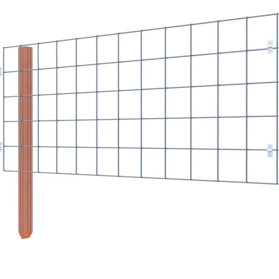 Geen Gaas volgpakket tuinhek hardhout liggend 75 x 180 cm
