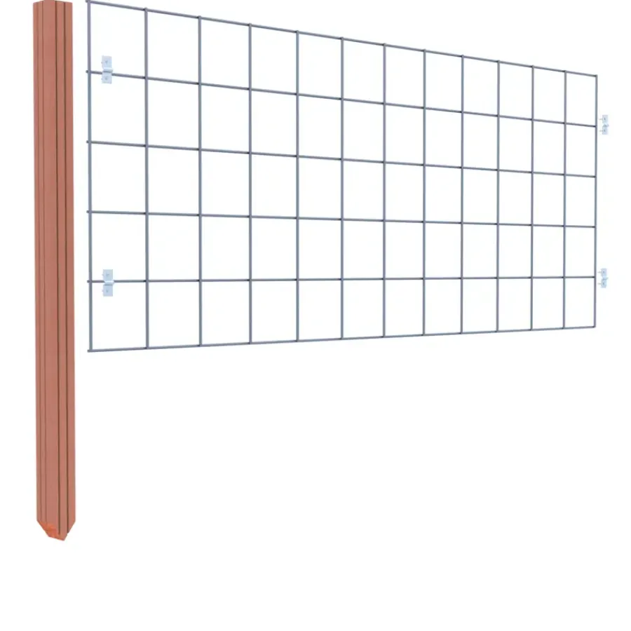 Geen Gaas volgpakket tuinhek hardhout liggend 75 x 180 cm