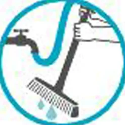 Gardena Cleansystem steelborstel hard flex