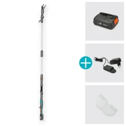 Gardena 18V telescopische takkenschaar 2,5m (P4A) Incl. 2.0Ah accu + lader