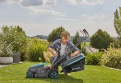 Gardena 2x18V grasmaaier Powermax P4A 37cm incl. twee 4.0Ah accu's + lader