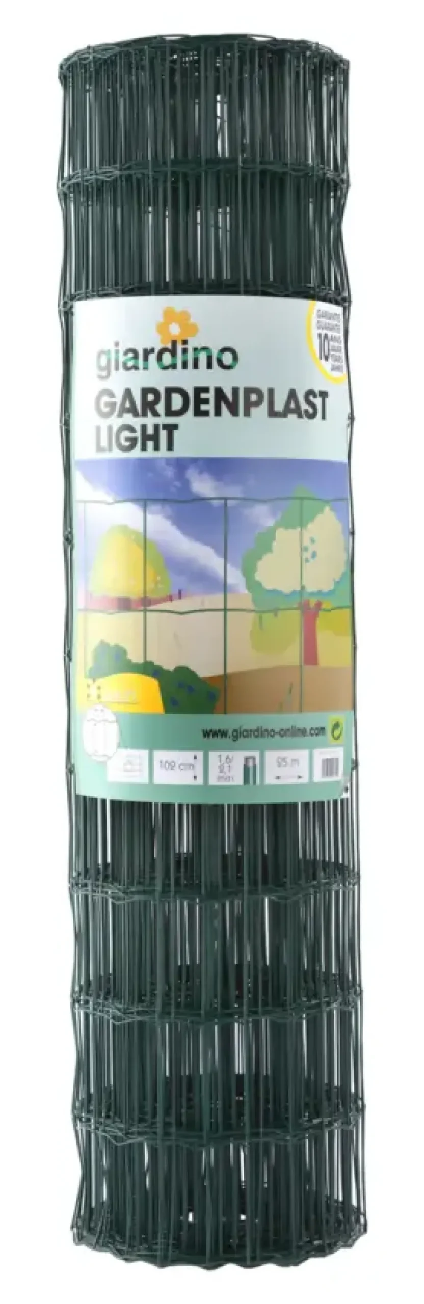 Giardino Gardenplast light tuingaas 100 cm x 25 m groen