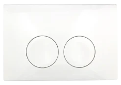 Geberit Delta 25 bedieningspaneel wit 3/6 L