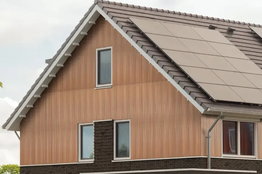 Gevelpaneel naturel 244x30cm dikte 12mm 2 stuks, 1,64m²