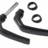 Giardino handgrepen set aluminium zwart voor poort 50 x 70 x 180 mm