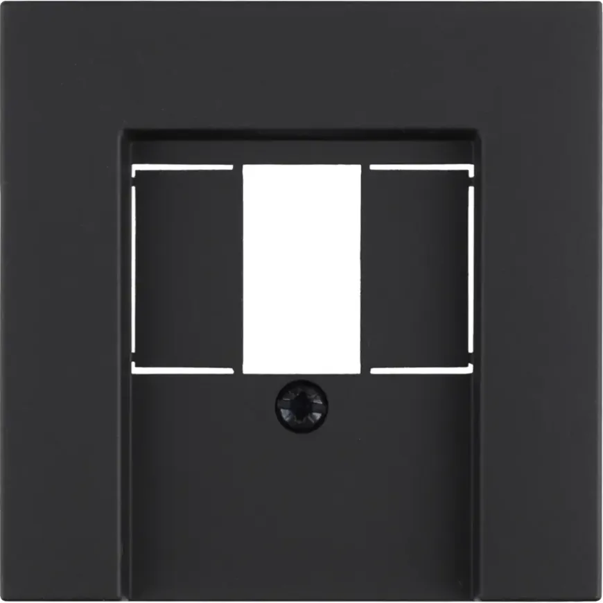 Gira E2 Afdekplaat USB Mat Zwart