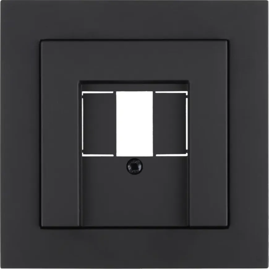 Gira E2 Afdekplaat USB Mat Zwart