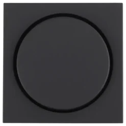 Gira E2 Inbouw Centraalplaat Dimmer Mat Zwart