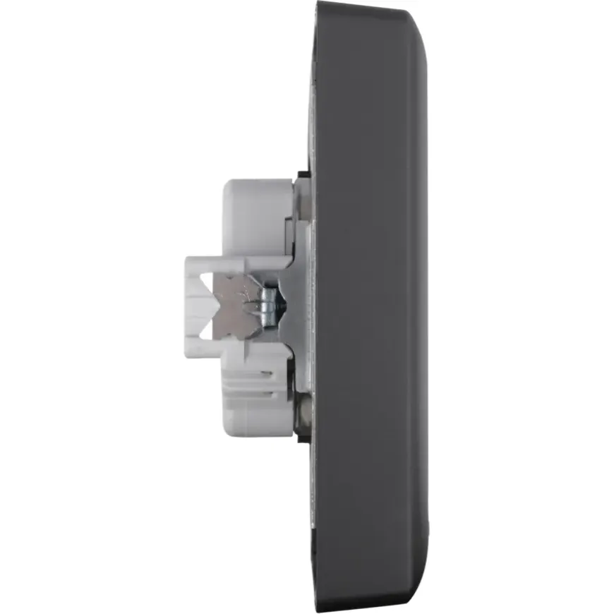 Gira E2 Inbouw Dubbel Geaard Stopcontact Mat Zwart