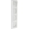 Gira ST55 afdekraam 4 voudig wit