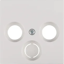 Gira ST55 Centraalplaat Radio/TV Wit