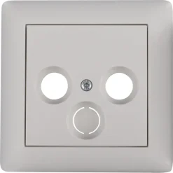 Gira ST55 Centraalplaat Radio/TV Wit