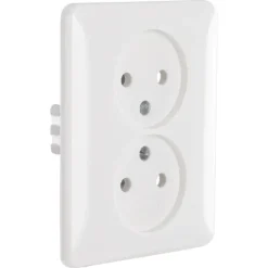 Gira ST55 Inbouw Dubbel Stopcontact Wit