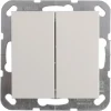 Gira ST55 inbouw serieschakelaar wit