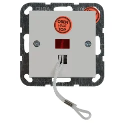 Gira ST55 inbouw trekschakelaar wit