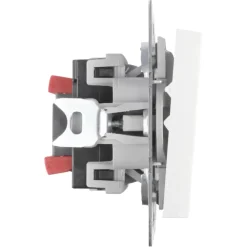 Gira ST55 inbouw wissel-/wisselschakelaar wit