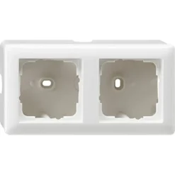 Gira ST55 Opbouwraam 2-voudig Wit