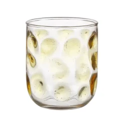 Geen Glas met gele stippen