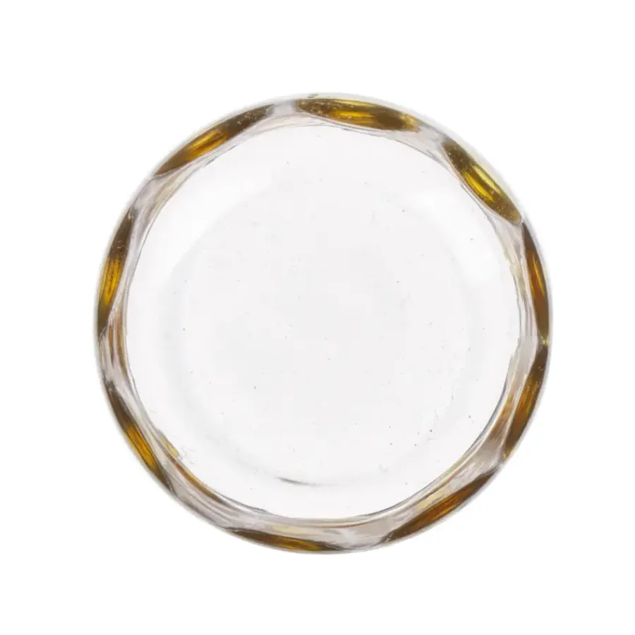Geen Glas met gele stippen