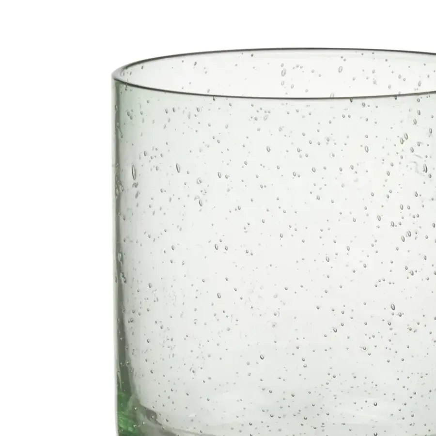 Geen Glas met groene gloed