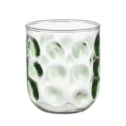 Geen Glas met groene stippen