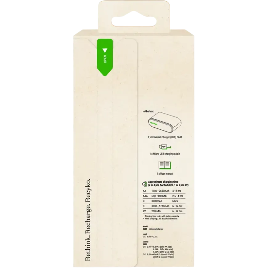 GP Batterijlader B631 Universeel