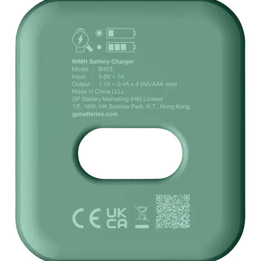 GP batterijlader USB-C (zonder batterijen)