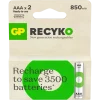 GP Batterij Oplaadbaar AAA NiMH 850mAh ReCyko 1,2V 2 Stuks