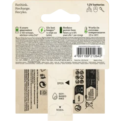 GP Batterij Oplaadbaar AAA NiMH 850mAh ReCyko 1,2V 2 Stuks