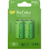GP Batterij Oplaadbaar C Baby NiMH 3000mAh ReCyko 1,2V 2 Stuks