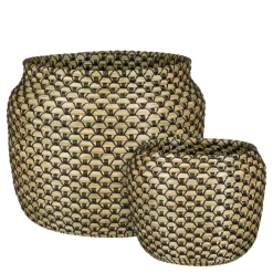 Geen Gracy mand rond zwart- h34xd44cm